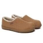 נעלי האג גברים | UGG Men's Ankle Clog UGG Slippers Chestnut