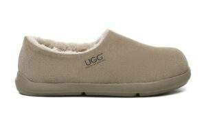נעלי האג גברים | UGG Men's Ankle Clog UGG Slippers Khaki