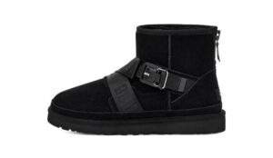 נעלי האג גברים | UGG Men's Classic Mini Quickclick Boot Black