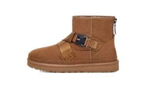 נעלי האג גברים | UGG Men's Classic Mini Quickclick Boot Brown