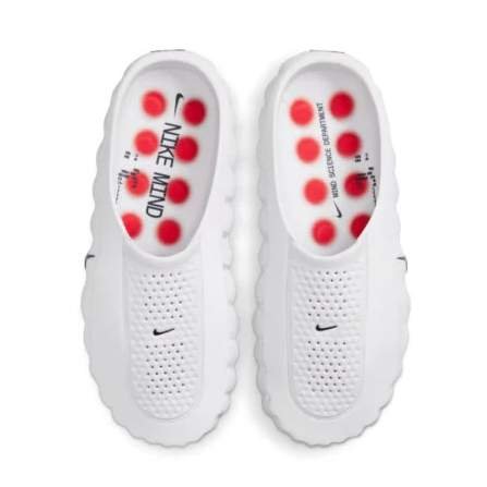 נעלי נייק מיינד | Nike Mind 001 Slide White Speed Red