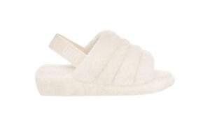 נעלי האג | UGG Fluff Yeah Slide White
