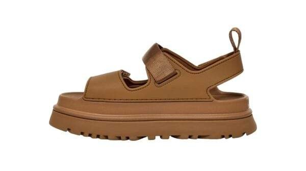 נעלי האג | UGG Women’s GoldenGlow Sandal Bison Brown