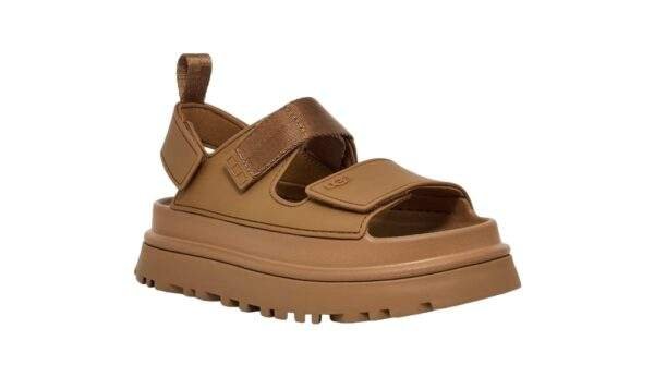נעלי האג | UGG Women’s GoldenGlow Sandal Bison Brown