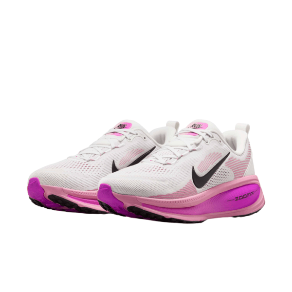 נעלי ריצות נייק | Nike Vomero 18 Road Running Shoes Summit White/Elemental Pink