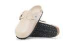 כפכפי בירקנשטוק | Birkenstock Boston Big Buckle Oyster Dressy Leather