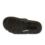 סנדלי דר מרטינס פלטפורמה | Dr. Martens Zebzag Suede Platform Slides Black