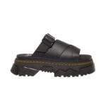 ד״ר מרטנס | Dr. Martens Mattison Leather Slide Sandals Black