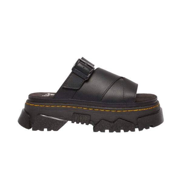 ד״ר מרטנס | Dr. Martens Mattison Leather Slide Sandals Black