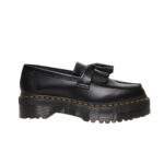 ד״ר מרטנס | Dr. Martens Adrian Leather Platform Tassel Loafers Black Smooth