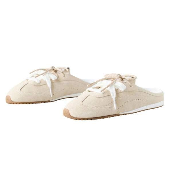 נעלי סניקרס אלו יוגה | ALO Sunset Sneaker Mule Sand Stone