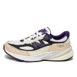 נעלי ניו באלאנס | New Balance 990v6 Made In USA 'White Black Plum'