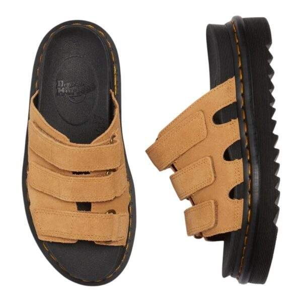 ד״ר מרטנס | Dr. Martens Raine Slide Tan Brown