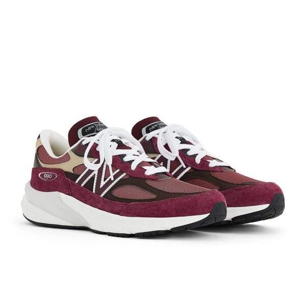 נעלי ניו באלאנס | New Balance Teddy Santis 990v6 Made in USA 'Burgundy Tan'