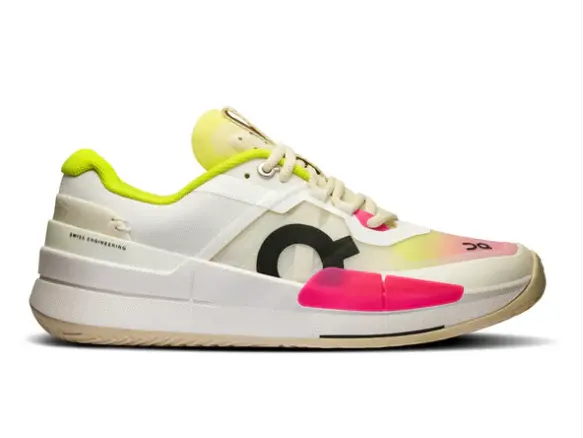 נעלי טניס און קלאוד | On Cloud THE ROGER Pro 2 - White | Lime