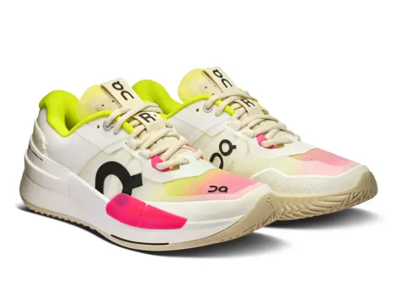 נעלי טניס און קלאוד | On Cloud THE ROGER Pro 2 - White | Lime